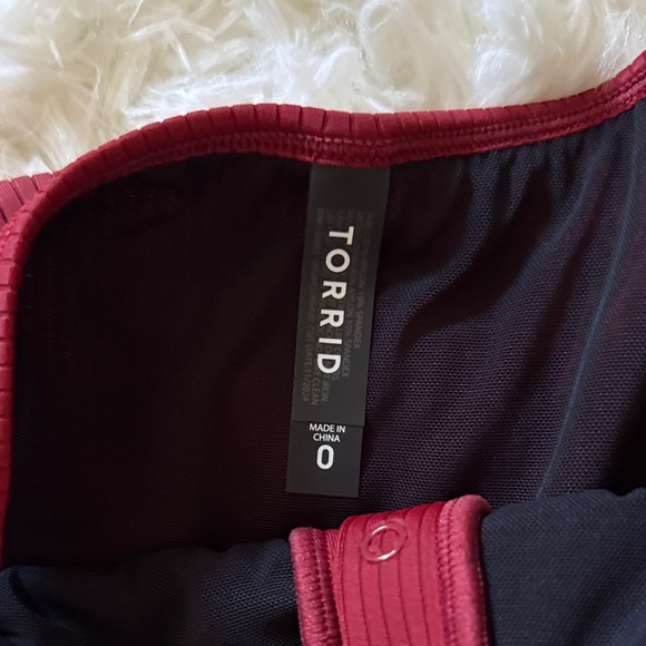 Torrid Red and Black Bodysuit - Picture 2 of 6